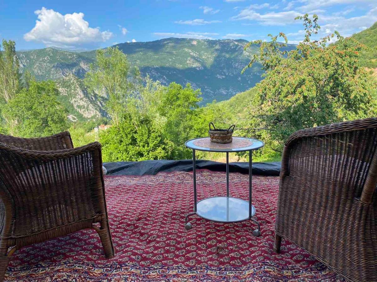 Cottage Modrich Struga Exterior foto